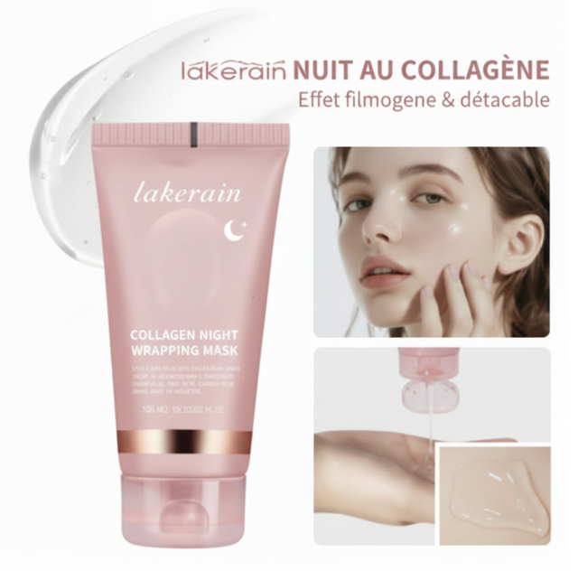 Masque Collagène Nuit – Effet Peau Repulpée & Éclat Visible