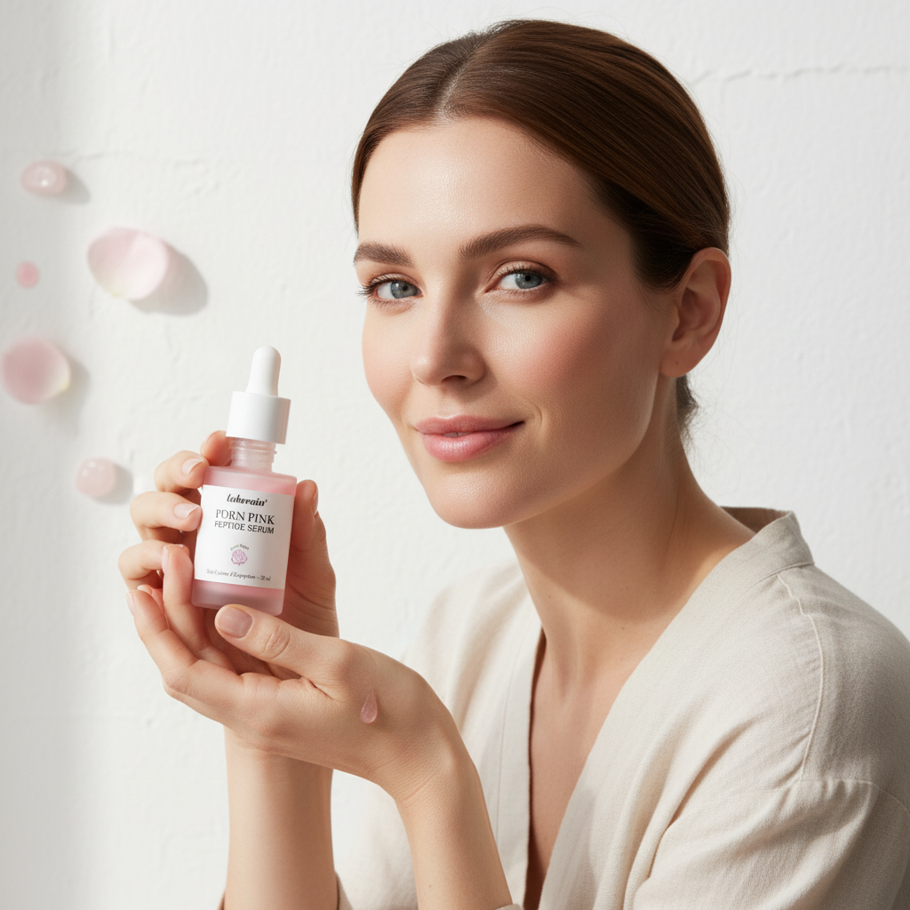 Femme naturelle + flacon